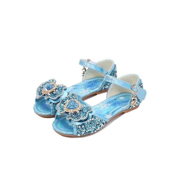 Elsa prinsessa barnskor med paljetter rosa 18,5 cm / størrelse 29 18.5cm / size29