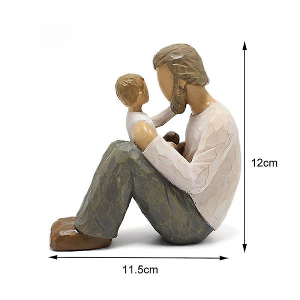Harts Fader och Son Staty Ornament Heminredning