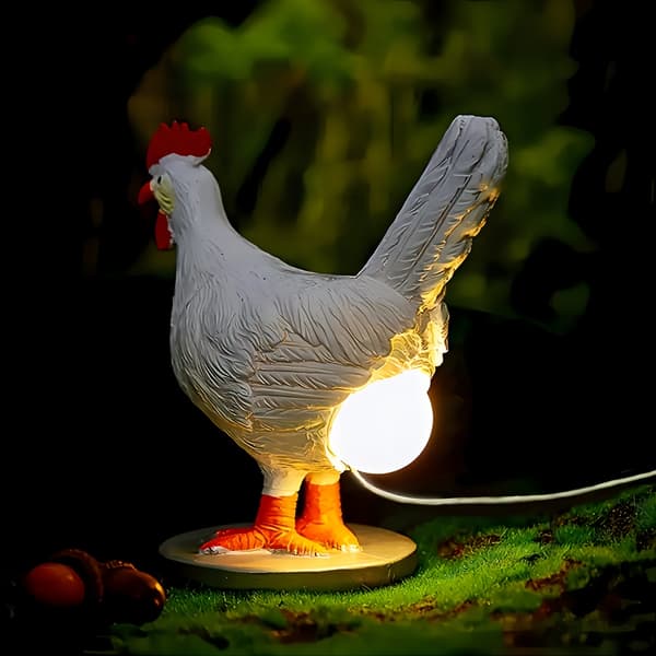 Kyllingrumpe Lampe Dekor Chicken Butt Lamp