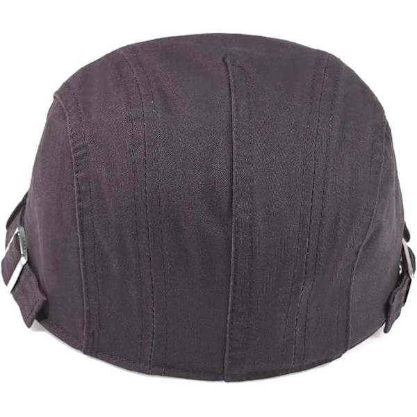 Herr Newsboy Keps Flat Cap Bomull Justerbar Andningsbar Irländsk Cappy Ivy Kör- och Jakt Hatt