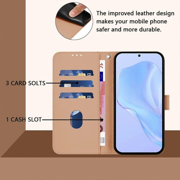 PU-deksel i solid farge for TCL 505 Nude