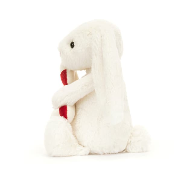 Jellycat Amuseables Bashful Bunny med Candy Cane Plyschleksak