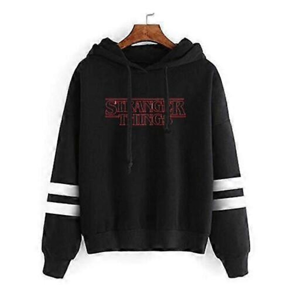 Dame Herre Unisex Stranger Things Hættetrøjer Langærmet Trøje Pullover E S