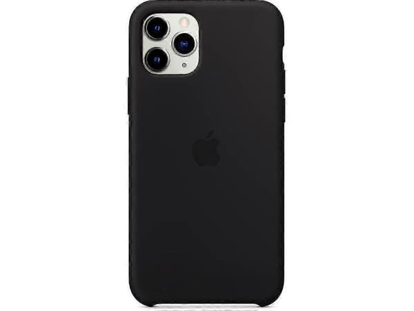 Slank Flydende Silikon TPU Cover Til iPhone 11 Pro Black