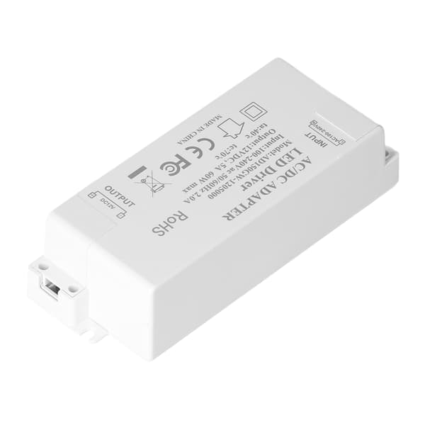 {YM}60W LED Driver Transformer AC100-240V til DC12V 5A Strømforsyning til DIY Lamper