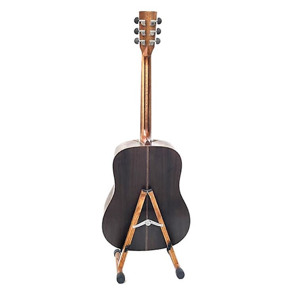 Gitarrställ Musikinstrument massivt trä Ett gitarrställ Gitarr hopfällbart ställ Gitarrställ vertikalt
