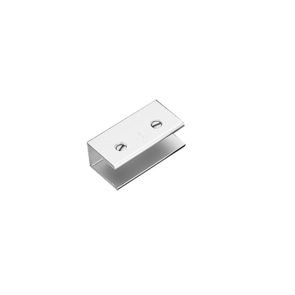 Glasklämma, 5 st Glasfästen Glasgångjärn Aluminium Glashyllstöd Solid Glasklämma Hylla Adaptiv 6-8mm