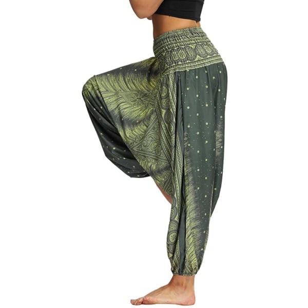Tryckta Casual Yogabyxor för Kvinnor