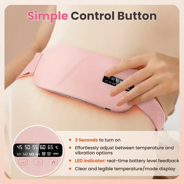 Abdominal massageapparat, USB genopladelig LED-display 1