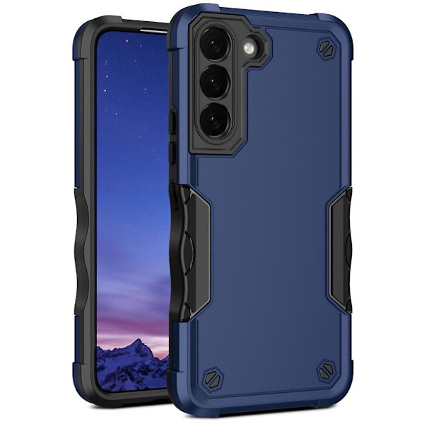 Blåt Stødsikkert TPU Cover Kompatibelt med Din Samsung Galaxy S22 5G