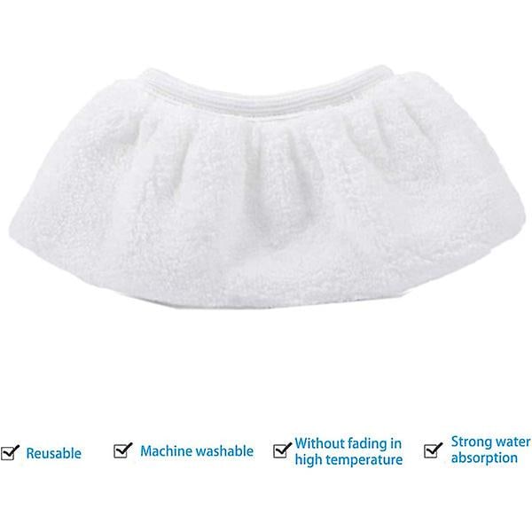 8-pack mikrofiberduk överdrag Kompatibel med Kärcher ångtvätt SC1 SC2 SC3 SC4 SC5 CTK10 handmunstycke tillbehör
