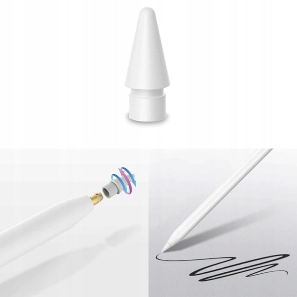 3 i 1 spiss + adapter + hette for Apple Pencil 1, JL844