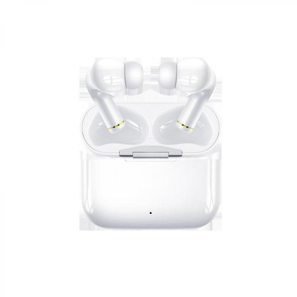 Bluetooth 5.0 hörlurar, trådlösa hörlurar IPX7 vattentäta, brusreducerande hörlurar, brusisolerande (Vit)