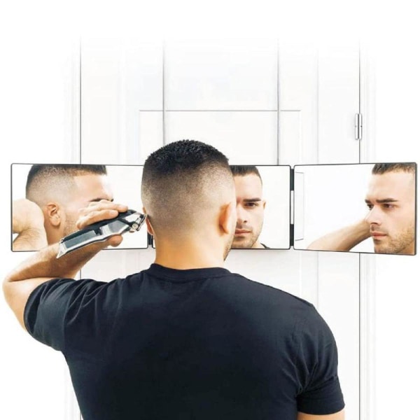 Justerbar 3-vägs spegel 3 stora speglar spontanklippning och modellering DIY frisörverktyg magic kort rekvisita scenspegel | badrumsspegel