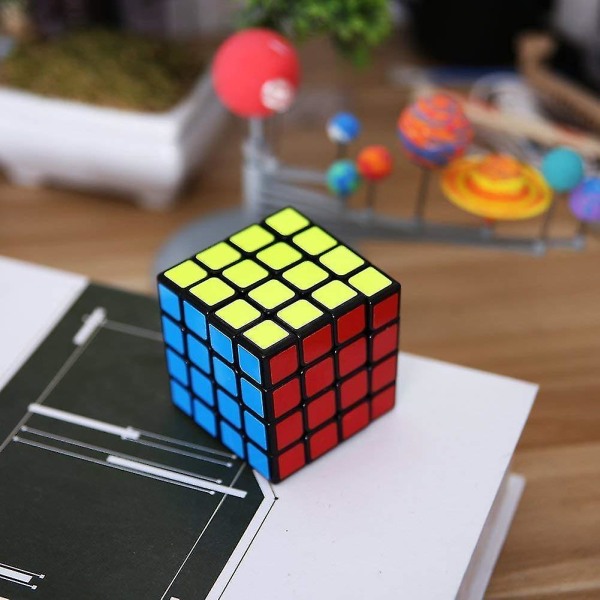 4x4x4 Speed ​​Magic Cube Smooth Sticker Pussel Twist Brain Teaser Presentleksak