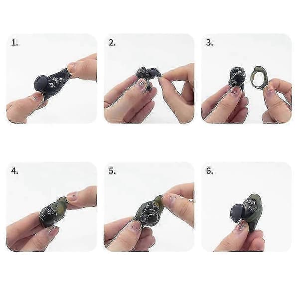Sikre ørepropper til Bose QuietComfort Earbuds II/Ultra Black