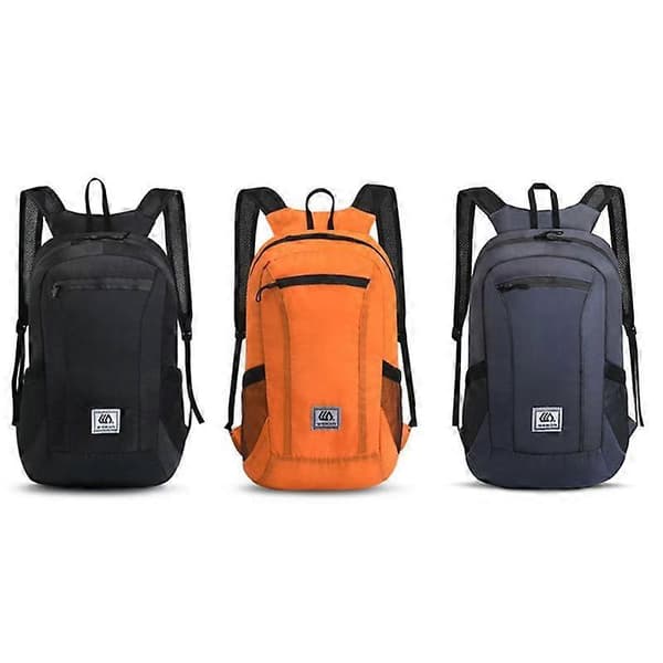 20L Lett Bærbar Ryggsekk Black