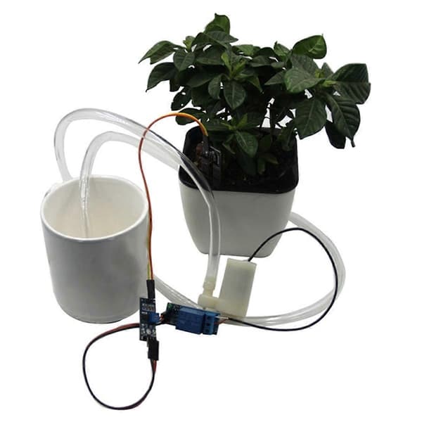 1Set Automatisk Bevattning DIY Kit Vattenpump Jordfuktighetsdetektering As Shown