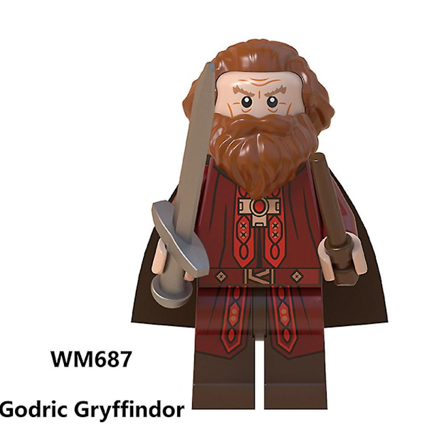 14-delars Harry Potter Figur Monterade Mini Byggklossar Actionfigurer Leksaker För Barn Present