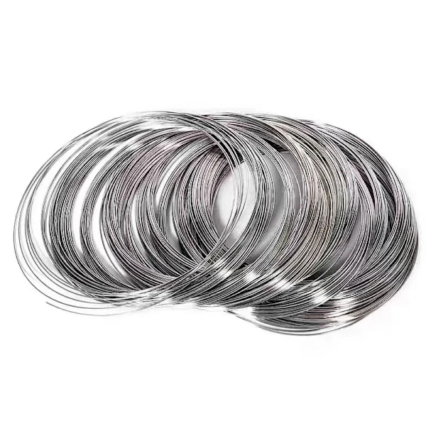 100M~1M Rustfrit Fjedervir Hard Wire Diameter 0,02/0,3/0,4/0,5/0,6/0,8/1,5/2,5/3 Mm Fjedervir af stål