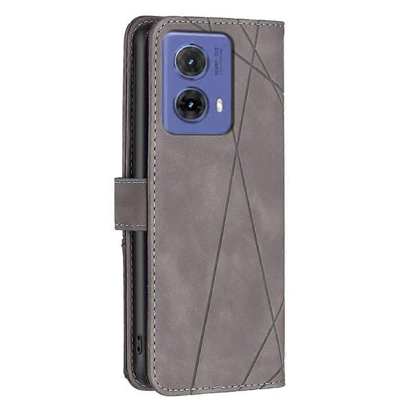 Läderfodral för Motorola Moto G85 Grey