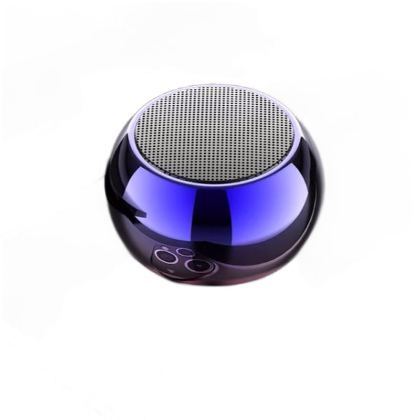 Subwoofer Mini Bluetooth Bärbar Högtalare True Wireless Kraftfull Stereo Bas Stor Kapacitet Bärbar Hemma Högtalare Utomhus | Bärbar högtalare (lila)