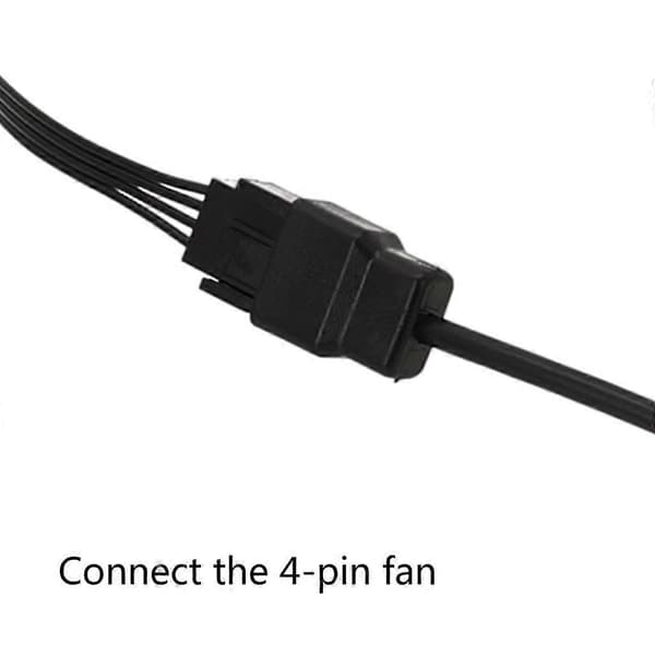 DC5521 til 12V strømadapter til computerblæser til computerblæser DC5521 konverter