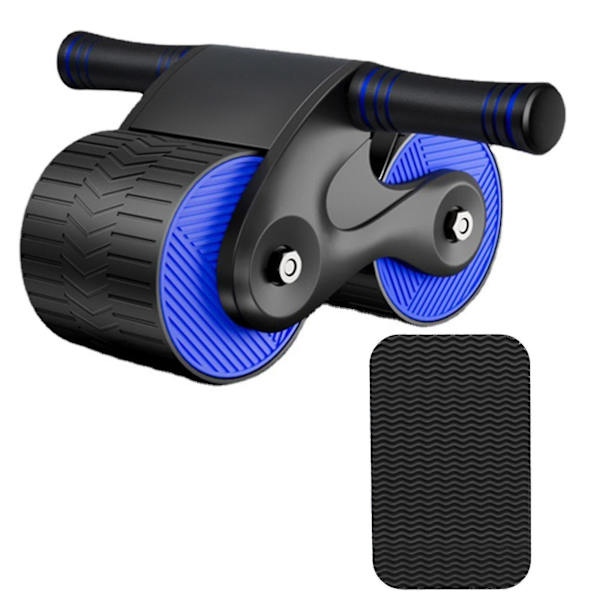 Automatiskt Återfjädrings Maghjul, Fitness Automatiskt Återfjädrings Abdol Hjul För Män Kvinnor, Hjul För Abdol Träning Fitness Blue