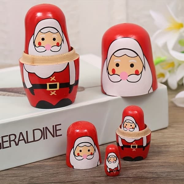 Sæt med 5 dukker, samlerobjekter Matryoshka-02