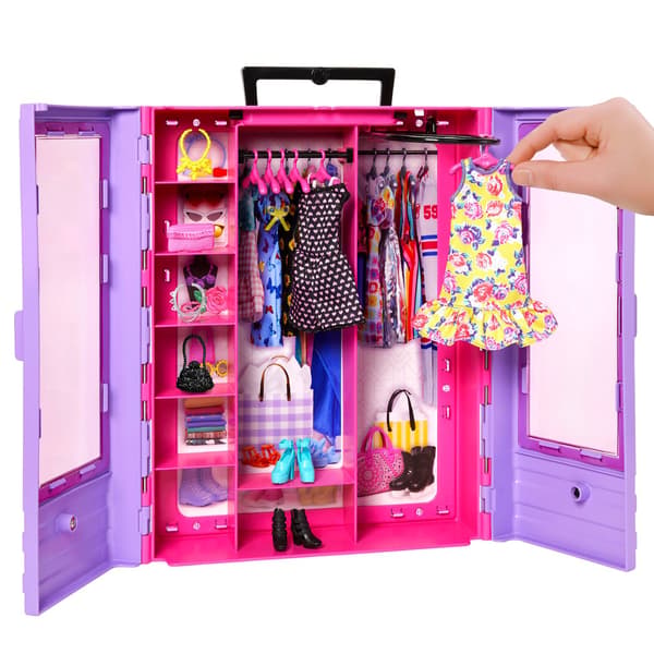 Barbie Garderobe Multifärg Tyg, Plast