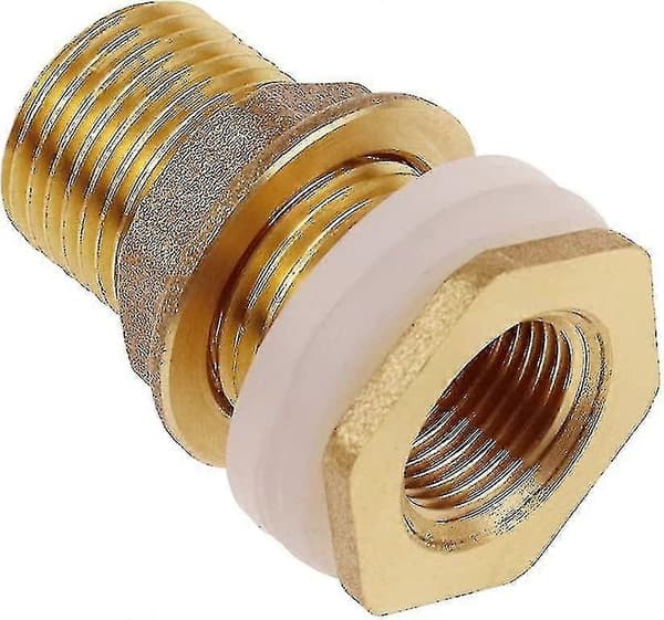 Stk. Vanngjennomføringer 4,2 cm 1/2\" Messing Vanntilkobling