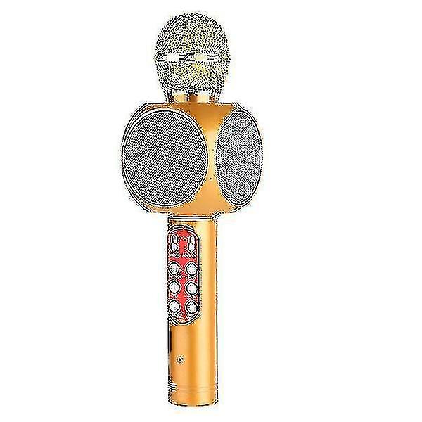 Professionell Bluetooth trådlös mikrofonhögtalare Handhållen mikrofon Karaoke Mic Musikspelare