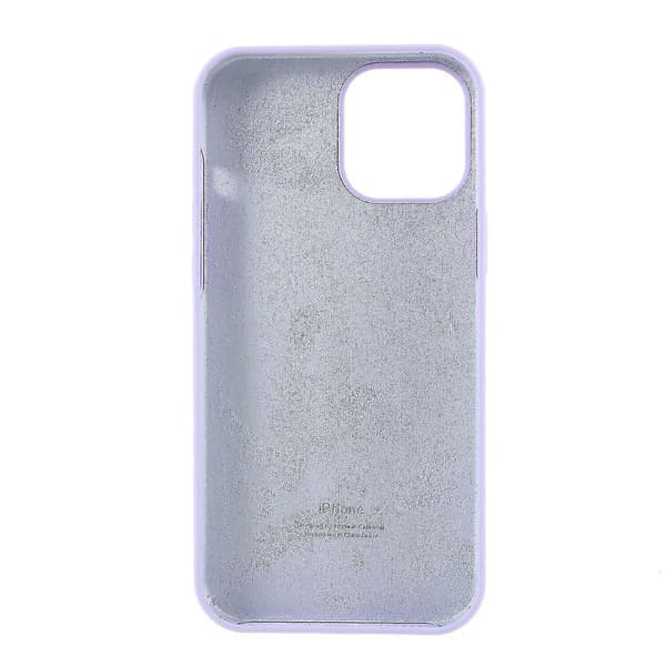 Silkeslent Mjukt Solid Silikonskal Fodral För Iphone 12 Mini Light purple iPhone 12 mini 5.4 inch