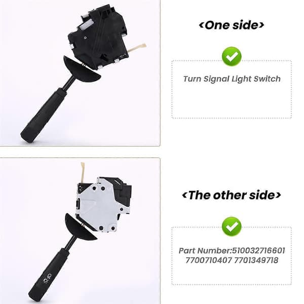 Blinklysbryter for bil, for Comut R5 R4 510032716601 44 ABS