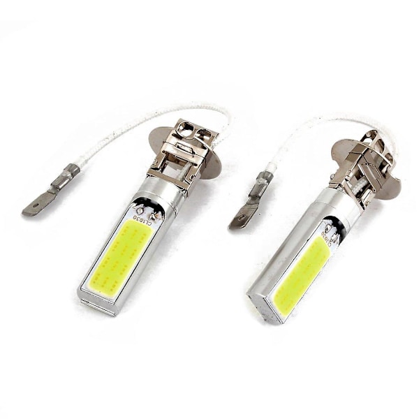 stk H3 15W LED COB DRL pære hvit Xenon frontlykt