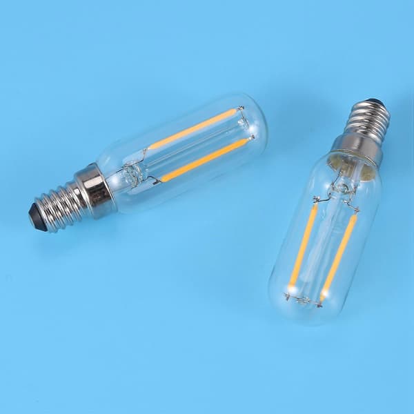 2x E14 3W LED Spiskåpa Fläktlampa Varmvit