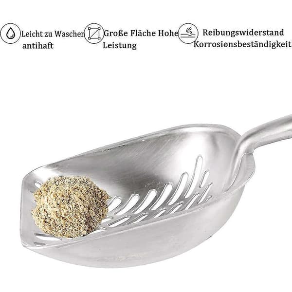 Kattesandspade, aluminiumslegering