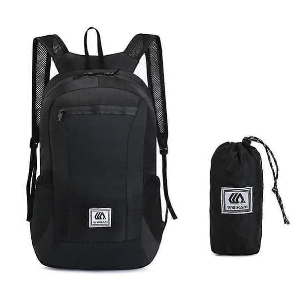 20L Lett Bærbar Ryggsekk Black