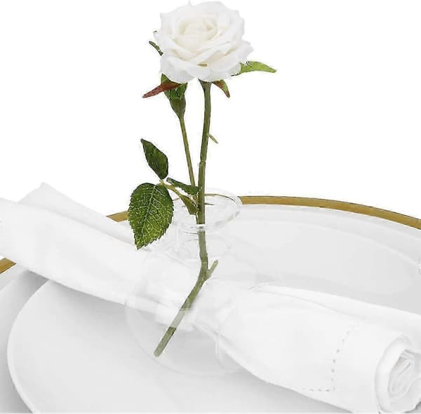 Hel 7,6 cm Hög Klar Glas Servettring Budvas