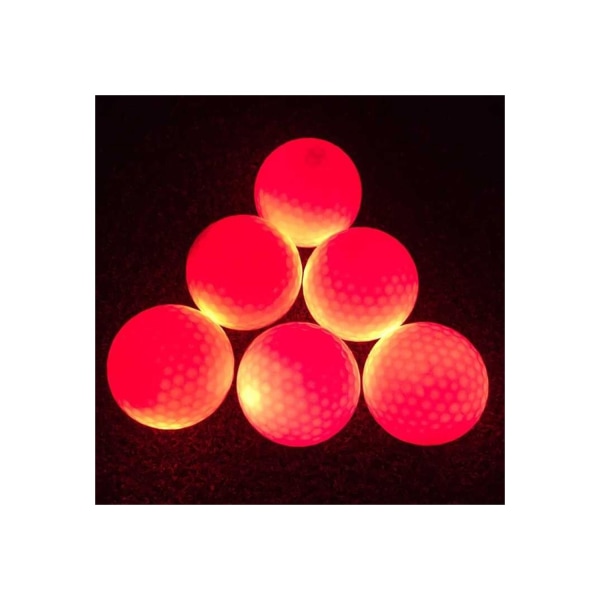 12 LED golfbollar