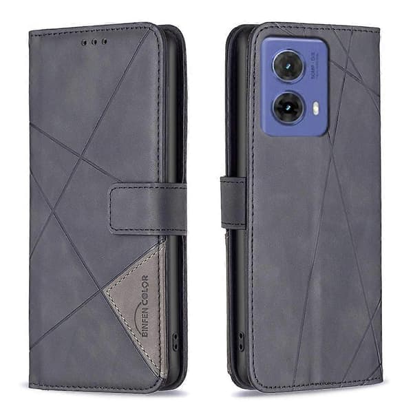 Läderfodral för Motorola Moto G85 Black