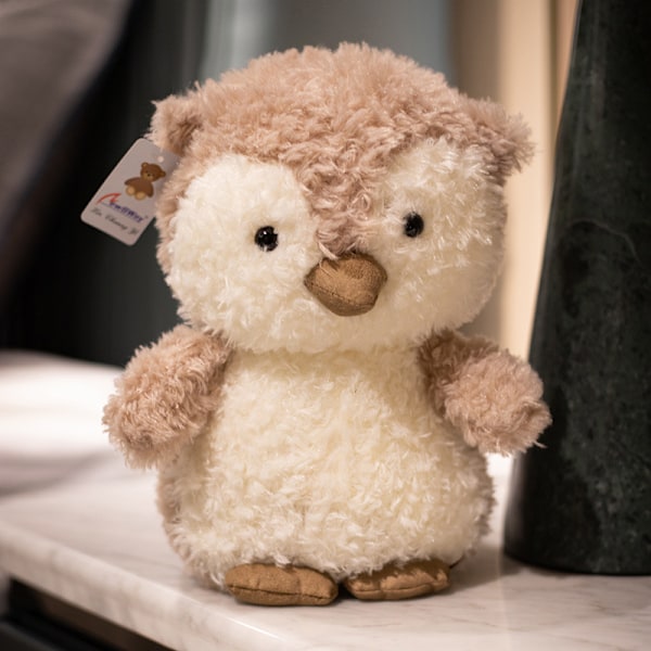 Jellycat plyschdocka serie djur capybara plyschdocka docka plyschleksak grossist 20cm Curly Owl