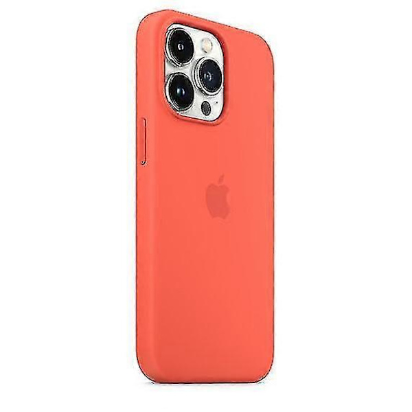 Silikonetui med MagSafe til iPhone 13 Pro Nectarine