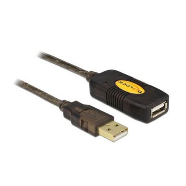 USB 2.0 förlängningskabel 5 meter - Kabel för att förlänga USB kabel Billigt