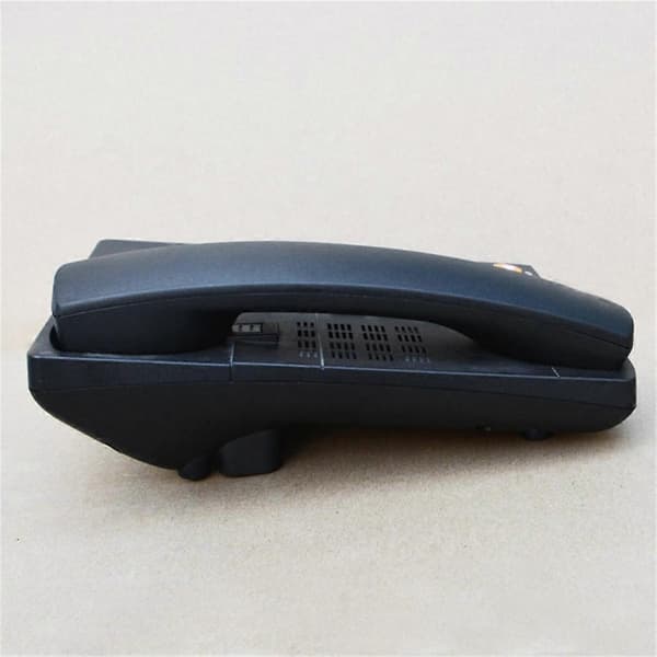Fasttelefon Bordtelefon med nummerpresentasjon for kontor Black