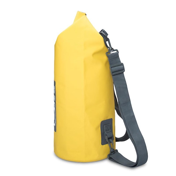 5l/10l/15l/20l Utomhus Sport Pvc Vattentät Förvaring Torrväska För Kanot Kajak Forsränning Simning Resepaket Säck Ryggsäck yellow 20L