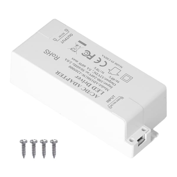 {YM}60W LED Driver Transformer AC100-240V til DC12V 5A Strømforsyning til DIY Lamper