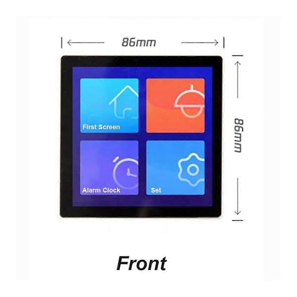 3,92 tommer IPS LCD touch display esp32-S3 vægpanel Smart vægkontakt 3,92 tommer IPS LCD touch display as shown