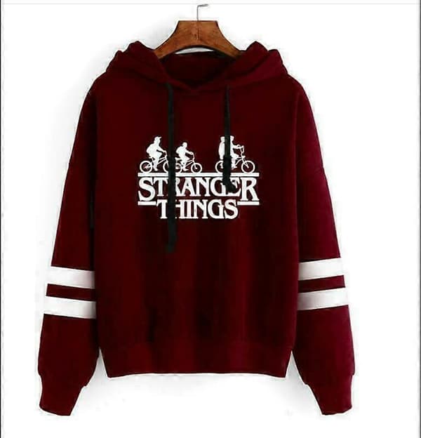 Dame Herre Unisex Stranger Things Hættetrøjer Langærmet Trøje Pullover A L