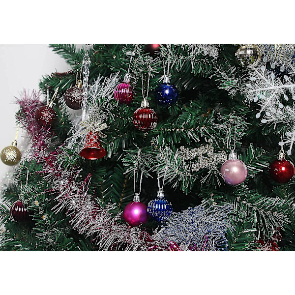 Bollprydnader, Okrossbara Råttor Trä Hängen Bröllopsråtta, Träråtta Bollprydnad Silver Christmas Ball style2